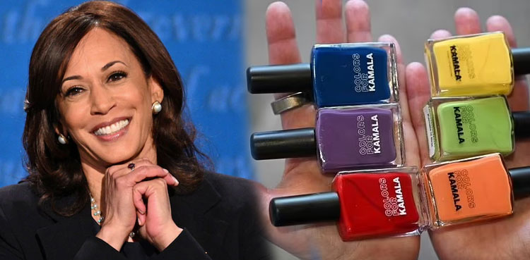 Kamala Harris-themed nail polishes blight US elections 2024