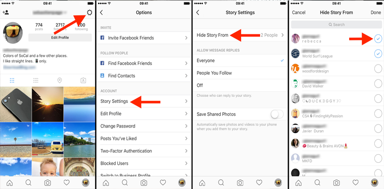 Instagram story, Instagram security, Hide Instagram Story,