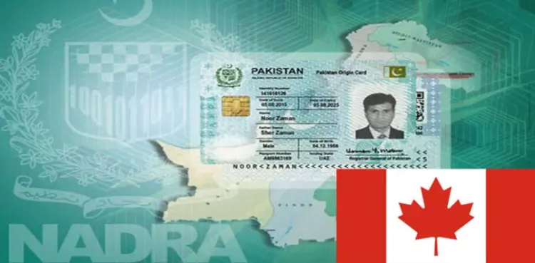 Pakistanis, Canada, NADRA NICOP, visa