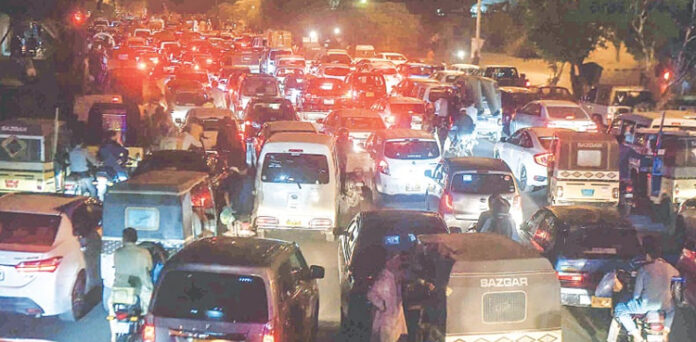 karachi Traffic, protest, Karachi, Karachi road, Karachi traffic, traffic updates, karachi traffic