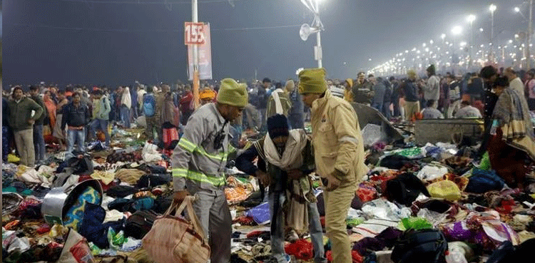 Maha-Kumbh-festival,-India,-stampede,-seven-killed