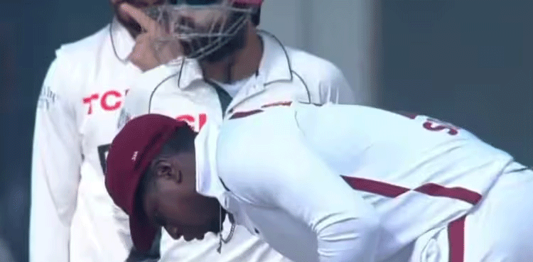 Mohammad-Rizwan,-sledges,-WI-player,-Multan-Test,-viral-video