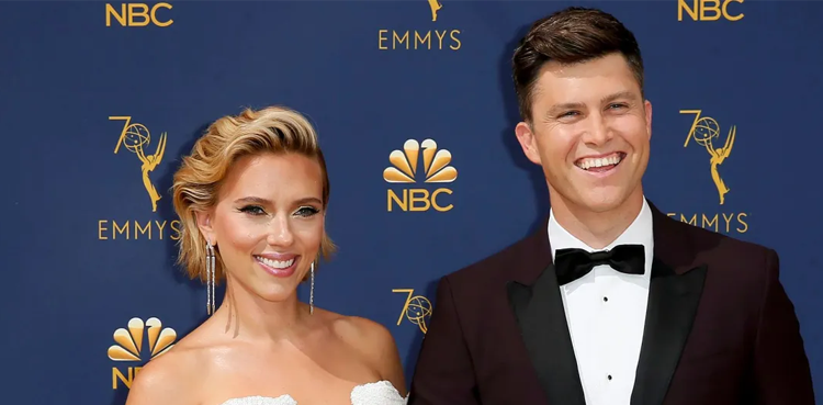 Colin Jost, Scarlett Johansson, SNL, Saturday Night Live, Michael Che