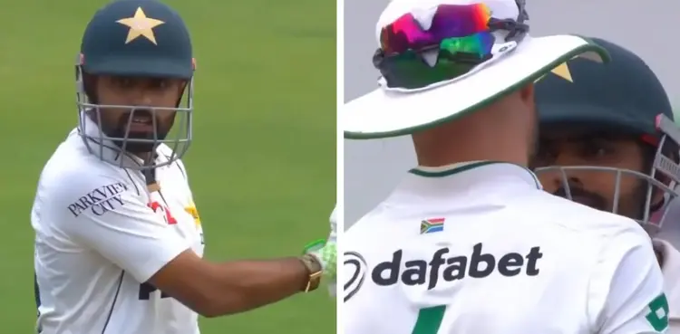 Babar Azam, Wiaan Mulder, PAK v SA, Test