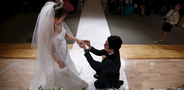 South Korea , birthrate rises, South Korea marriages ,