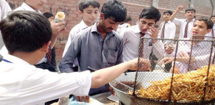 junk food, aerial firing, junk food near school