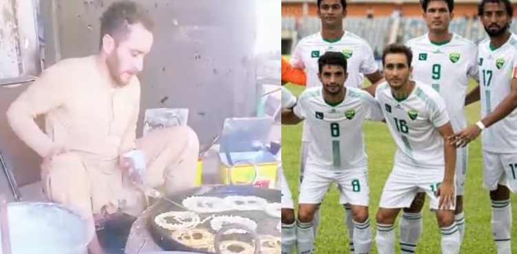 Pakistani footballer, jalebi seller, Muhammad Riaz