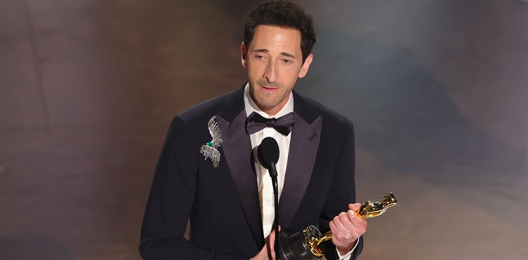 Adrien Brody breaks longest Oscars speech record as ratings dip